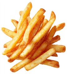 A pile of golden brown french fries