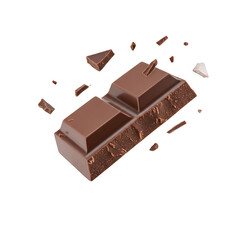 Chocolate pieces broken into chunks, perfect for desserts or snacking