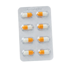 Pill pack with medications and tablets organized for easy access