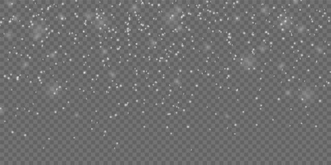 Abstract snowy pattern with white flakes on dark backdrop for digital design