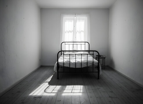 Stark Bedroom Interior Inspired by Bergman&rsquo;s Persona