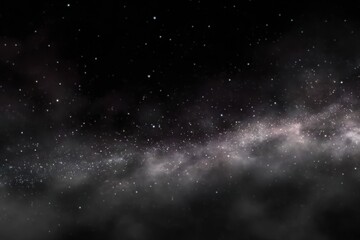 Obraz premium A breathtaking view of the milky way galaxy, with its luminous band of stars and nebulae stretching across the dark, starstudded expanse of space