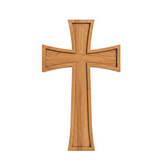 Wooden cross symbolizing faith and spirituality for personal reflection