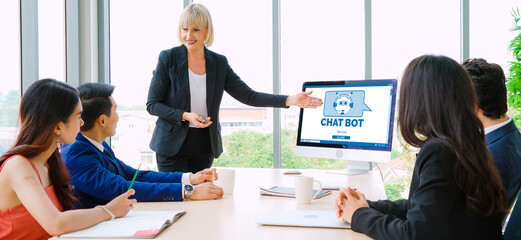 Chatbot software application for modish online business that automatically reply to customer questions