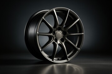 Obraz premium Luxury alloy wheel design. Use for automotive branding, business innovation, engineering and motivational marketing. 