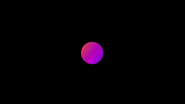colorful ellipse shape animation with abstract waving line gradient morphing into a full-screen background loop for motion graphics