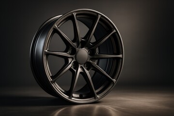 Luxury alloy wheel design. Use for automotive marketing, business growth, innovation campaigns and motivational branding.
