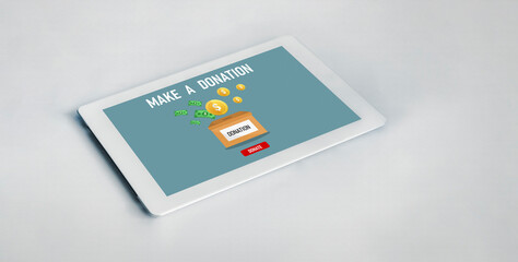 Online donation platform offer modish money sending system for people to transfer on the internet