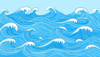 Ocean waves pattern