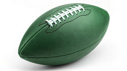 american football on white background