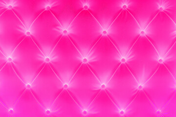 Pink natural leather sofa upholstery pattern button classic texture luxury background
