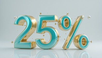 25 % sign