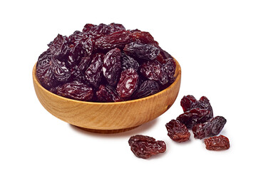 A Bowl Filled with Dried Raisins A Wholesome and Healthy Snack Option for Everyone of All Ages