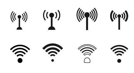 Communication signal wifi icons
