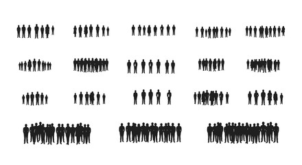 Crowds of people