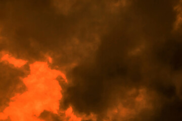Sky orange sunset dark clouds nature evening red cloud landscape black beautiful summer background
