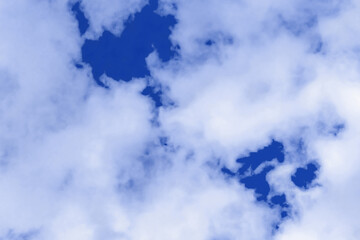 White soft clouds cloudy blue sky texture fluffy background