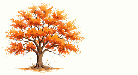Vibrant Fall Tree Background Autumn Colors, Leaves, and Nature