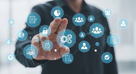 Business network connection digital interface technology