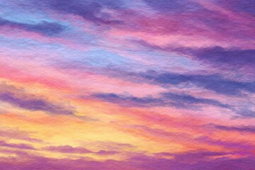 Obraz premium Colorful sunset sky, textured abstract