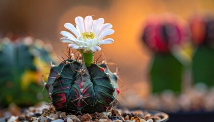 Close-up of a flowering cactus