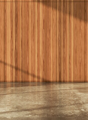 Large luxury modern bright interiors Living room mockup illustration 3D rendering image