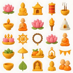 25 Vesak Icon Pack