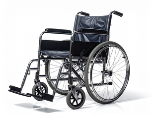 Fototapeta premium wheelchair on white background