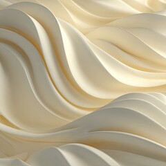 Obraz premium Abstract cream-colored, wavy, flowing texture