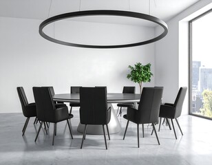 Modern meeting room interior