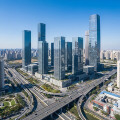 Thriving Metropolis: Showcasing Modern Architecture and Urban Development for Business Expansion and Global Reach