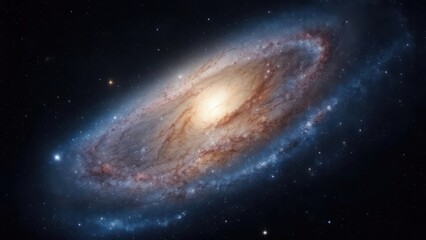 Spiral galaxy in deep space (5)