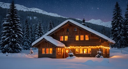 Snowy Mountain Chalet
