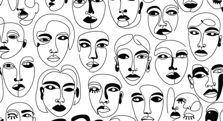 Abstract geometric pattern design featuring bold black yellow cyan and magenta color blocks and shapes for modern graphic applications