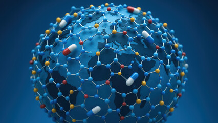 New drug development connects universe of global health through molecular networks enhancing medical innovation and treatment possibilities