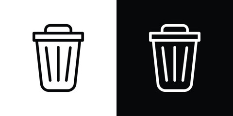 Trash icon design elements. icons for app or web