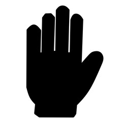 Hand Icon - Stop Justice Oath Symbol