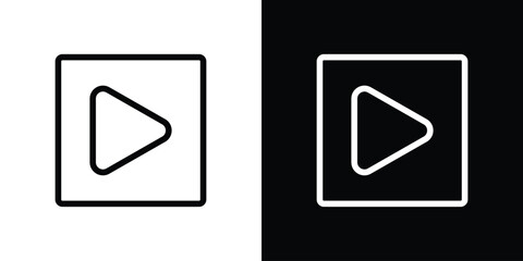 Play icon design elements. icons for app or web