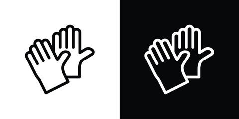 Glove icon design elements. icons for app or web