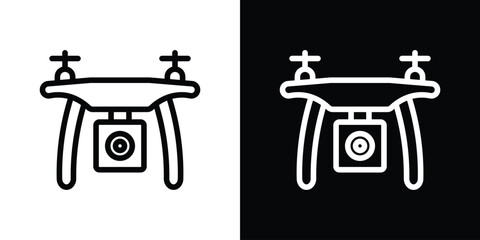 Drone icon design elements. icons for app or web