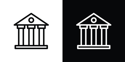 Court icon design elements. icons for app or web