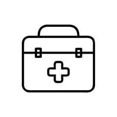 Army Medical First Aid Kit Icon for Web and Graphic Design