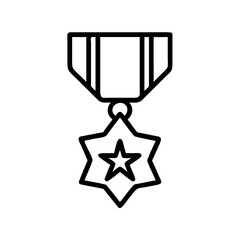 Army Medal of Honor Award Icon for Web and Graphic Design