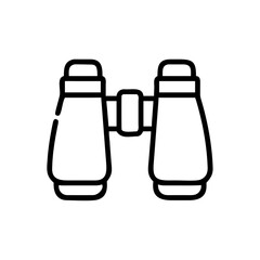 Binoculars with Strap Icon for Web and Graphic Design