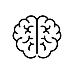 Brain Anatomy Study Icon for Web and Graphic Design
