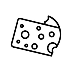 Cheese Icon for Web and Graphic Design