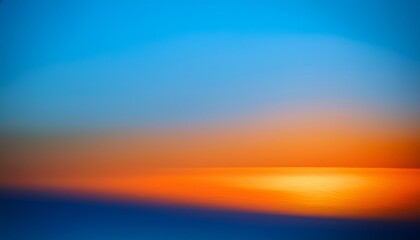 degradado de color azul a naranja