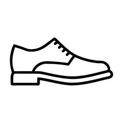 Formal Shoes Footwear Icon for Web and Graphic Design
