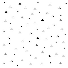 Fototapeta premium 幾何学模様のモノクロ背景