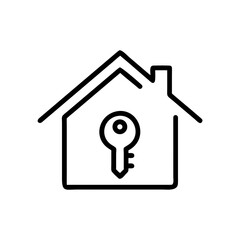 Home Security Icon for Web and Graphic Design